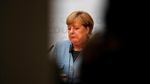 Ekspresi-ekspresi Merkel Pasca Menang Pemilu Jerman untuk ke-4 Kalinya