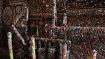 Foto: Keren atau Jijik, Tembok Isinya Permen Karet