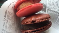 Yang ini Macaron Ice Cream Sandwich di Paviliun Prancis, Epcot. Sudah kebayang kan renyahnya macaron dengan paduan es krim? Foto: Istimewa
