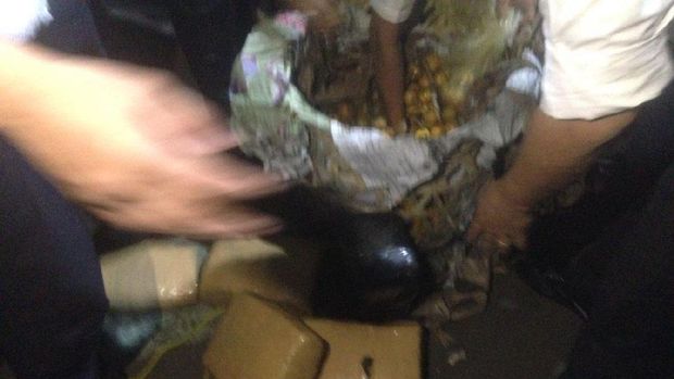 Total ada 119 paket ganja yang diamankan