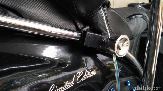 Yamaha Mio Dimodifikasi dengan Bahan Daur Ulang, Bisa Karaoke