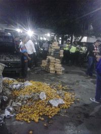 Ganja diamankan dari Pikap berisi jeruk di Jl Gatot Subroto.