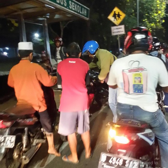 ABG Terlibat Kecelakaan di Jl TB Simatupang Jaksel, Tak Ada Korban