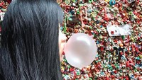 Di Seattle, tepatnya di Pike Place Market ada tembok yang wajib kamu susuri. Isinya tempelan bekas permen karet! (Instagram/thegumwall)