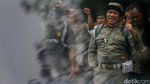 Demo Satpol PP dan Dishub DKI Tuntut Status PNS