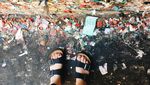 Foto: Keren atau Jijik, Tembok Isinya Permen Karet
