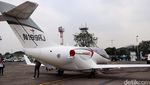 Pesawat Jet Honda Mendarat di Bandara Halim
