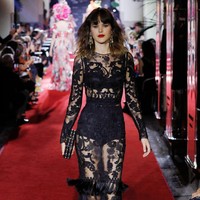 The runway at the Dolce & Gabbana secret show during Milan Fashion Week Spring/Summer 2018 at Bar Martini on September 23, 2017 in Milan, Italy.  (Photo by Andreas Rentz/Getty Images)