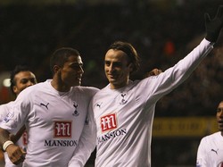 Dimitar Berbatov. Main 86 laga untuk Tottenham Hotspur FC (2006-2008) dan 134 pertandingan bersama Manchester United (2008-2011). Foto: Hamish Blair/Getty Images