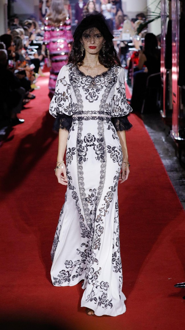 The runway at the Dolce & Gabbana secret show during Milan Fashion Week Spring/Summer 2018 at Bar Martini on September 23, 2017 in Milan, Italy.  (Photo by Andreas Rentz/Getty Images)