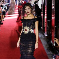 The runway at the Dolce & Gabbana secret show during Milan Fashion Week Spring/Summer 2018 at Bar Martini on September 23, 2017 in Milan, Italy.  (Photo by Andreas Rentz/Getty Images)