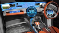 Bila pengendaranya suka ngebut, jangan khawatir dengan mobil SUV listrik satu ini. Karena semua data kendaraan seperti kecepatan, detail traksi, dan lain sebagainya akan diberikan langsung kepada pengendaranya saat mengemudi. Foto: Pool (Suzuki)