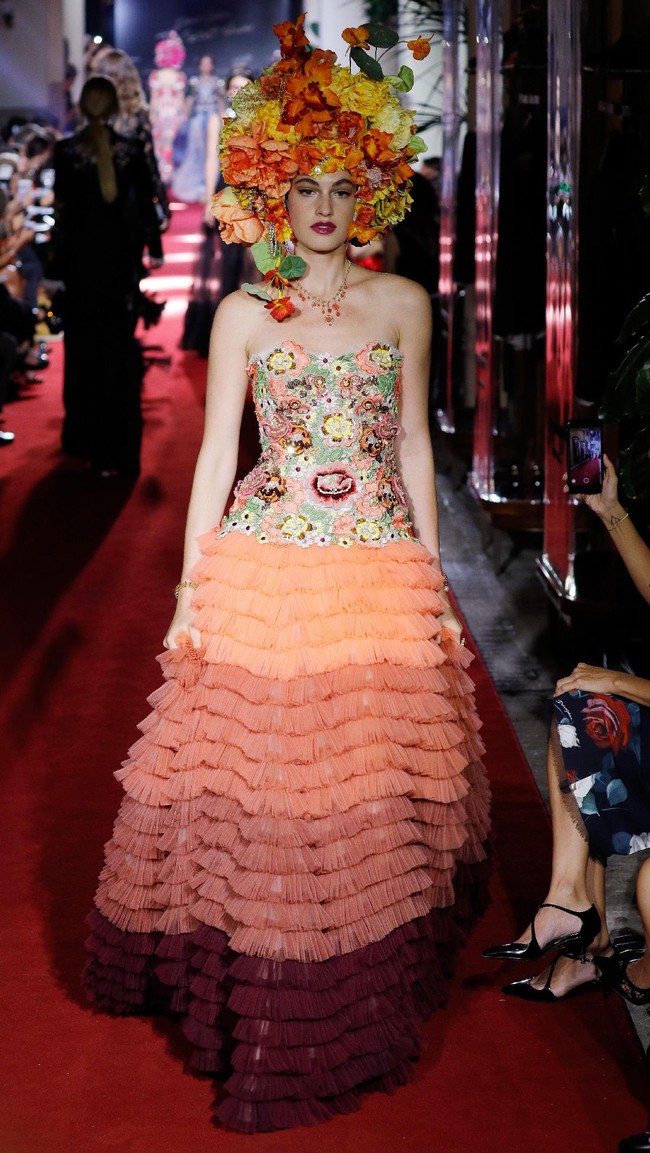 The runway at the Dolce & Gabbana secret show during Milan Fashion Week Spring/Summer 2018 at Bar Martini on September 23, 2017 in Milan, Italy.  (Photo by Andreas Rentz/Getty Images)