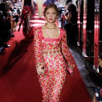 The runway at the Dolce & Gabbana secret show during Milan Fashion Week Spring/Summer 2018 at Bar Martini on September 23, 2017 in Milan, Italy.  (Photo by Andreas Rentz/Getty Images)