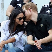 Keduanya duduk di front row untuk menyaksikan pertandingan tenis kursi roda di Invictus Games siang kemarin. Foto: Dok. Getty Images