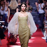 The runway at the Dolce & Gabbana secret show during Milan Fashion Week Spring/Summer 2018 at Bar Martini on September 23, 2017 in Milan, Italy.  (Photo by Andreas Rentz/Getty Images)