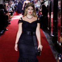 The runway at the Dolce & Gabbana secret show during Milan Fashion Week Spring/Summer 2018 at Bar Martini on September 23, 2017 in Milan, Italy.  (Photo by Andreas Rentz/Getty Images)