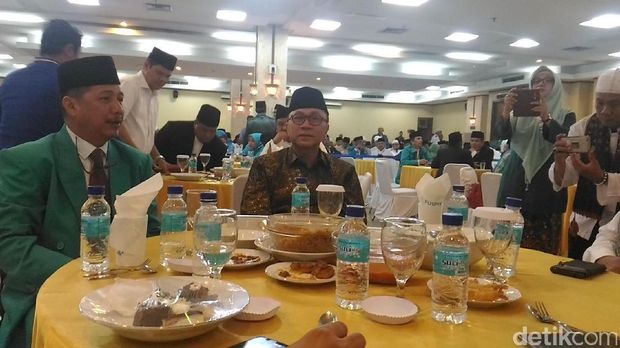 Ketua MPR Zulkifli Hasan menghadiri  Mukernas III Parmusi, Selasa (26/9/2017)