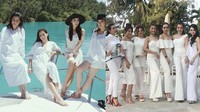 Mereka juga tampil elegan dengan dress putih. (Dok. Instagram)