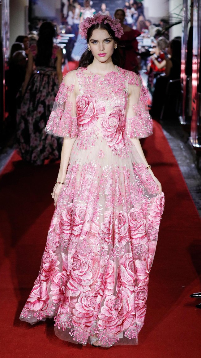 The runway at the Dolce & Gabbana secret show during Milan Fashion Week Spring/Summer 2018 at Bar Martini on September 23, 2017 in Milan, Italy.  (Photo by Andreas Rentz/Getty Images)