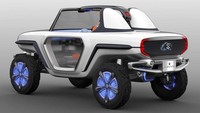 Dia hanya memiliki lebar 3.460mm dan lebar 1.645mm ditambah dengan wheelbase yang hanya sebesar 2.300mm. Foto: Pool (Suzuki)