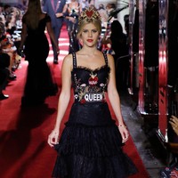 The runway at the Dolce & Gabbana secret show during Milan Fashion Week Spring/Summer 2018 at Bar Martini on September 23, 2017 in Milan, Italy.  (Photo by Andreas Rentz/Getty Images)