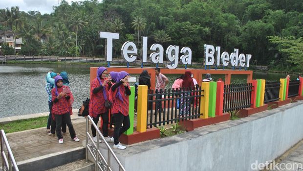 Salah satu obyek wisata air Telaga Bleder di Kecamatan Grabag Kabupaten Magelang
