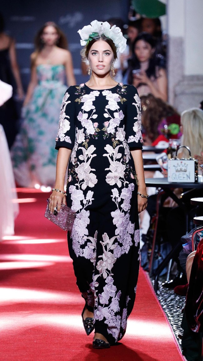 The runway at the Dolce & Gabbana secret show during Milan Fashion Week Spring/Summer 2018 at Bar Martini on September 23, 2017 in Milan, Italy.  (Photo by Andreas Rentz/Getty Images)