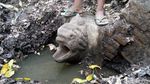 Disebut Mirip Badut It, Ini Patung di Klaten yang Bikin Heboh