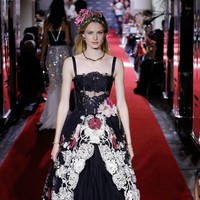 The runway at the Dolce & Gabbana secret show during Milan Fashion Week Spring/Summer 2018 at Bar Martini on September 23, 2017 in Milan, Italy.  (Photo by Andreas Rentz/Getty Images)