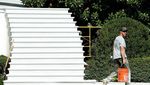 Foto: Saat White House Direnovasi