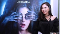 Jessica Mila saat ditemui dalam acara peluncuran teaser triler horor film Mata Batin: Beliening Is Seeing, di kantor Soraya Intercine Film, di kawasan Menteng, Jakarta Pusat, Senin (25/9/2017) malam. Pool/Ismail/detikFoto.