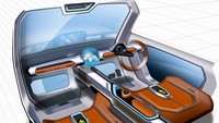 Pada fitur elektronik di dalam badan mungilnya itu, e-Survivor memiliki peralatan yang terinspirasi dari tren terkini. Foto: Pool (Suzuki)