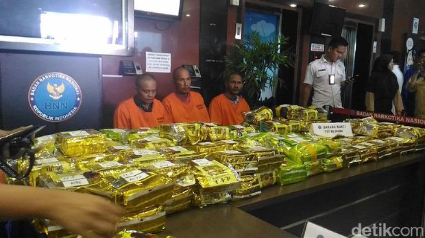 BNN dan Bea Cukai Gagalkan Penyelundupan 137 Kg Sabu