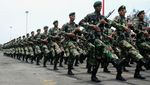 Kostrad Gelar Latihan Parade dan Defile Jelang HUT TNI