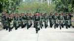 Kostrad Gelar Latihan Parade dan Defile Jelang HUT TNI
