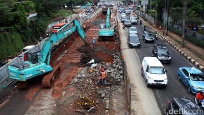 Foto: Penampakan Terkini Proyek Underpass Kartini