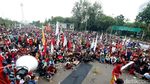 Potret Aksi Hari Tani di Depan Istana Negara