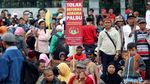 Potret Aksi Hari Tani di Depan Istana Negara