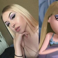 Hashtag Bratz Challenge tengah ramai di Instagram. Lantaran, para wanita berlomba-lomba berubah jadi boneka pesaing Barbie itu. Foto: Dok. Twitter