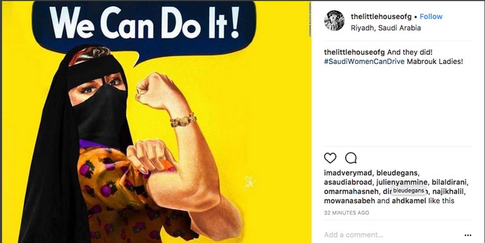 Meme Lucu Wanita Arab yang Boleh Nyetir Mobil - Foto 4