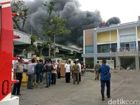 Belum diketahui penyebab kebakaran