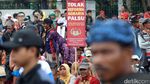 Potret Aksi Hari Tani di Depan Istana Negara