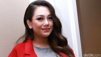 Celine menikah pada 10 November 2016 lalu dan kini usia kandungannya sudah memasuki bulan ke-8. Pool/Palevi S/detikFoto.
