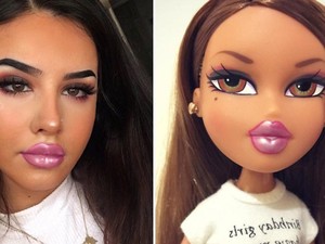 Merias Wajah dengan Makeup Ala Boneka Bratz Kembali Populer