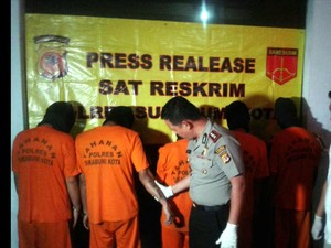 Kawanan Maling Rumah Kosong Jawa Barat Dibekuk Polisi di Sukabumi