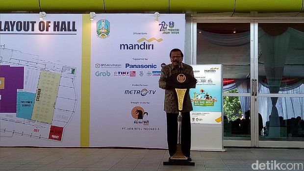 Pakde Karwo Turut Resmikan Pembukaan Big Bad Wolf Surabaya