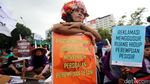 Potret Aksi Hari Tani di Depan Istana Negara