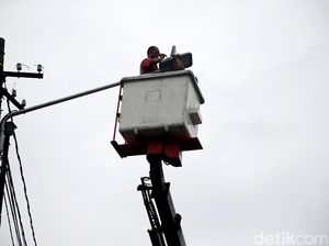 Remang-remang di Jalan Lingkar Selatan Kota Sukabumi