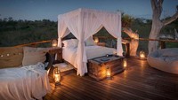 Adalah Chalkley Treehouse, sebuah penginapan yang dibuat Lion Sands terletak di Kruger National Park, Afrika Selatan (Lion Sands)